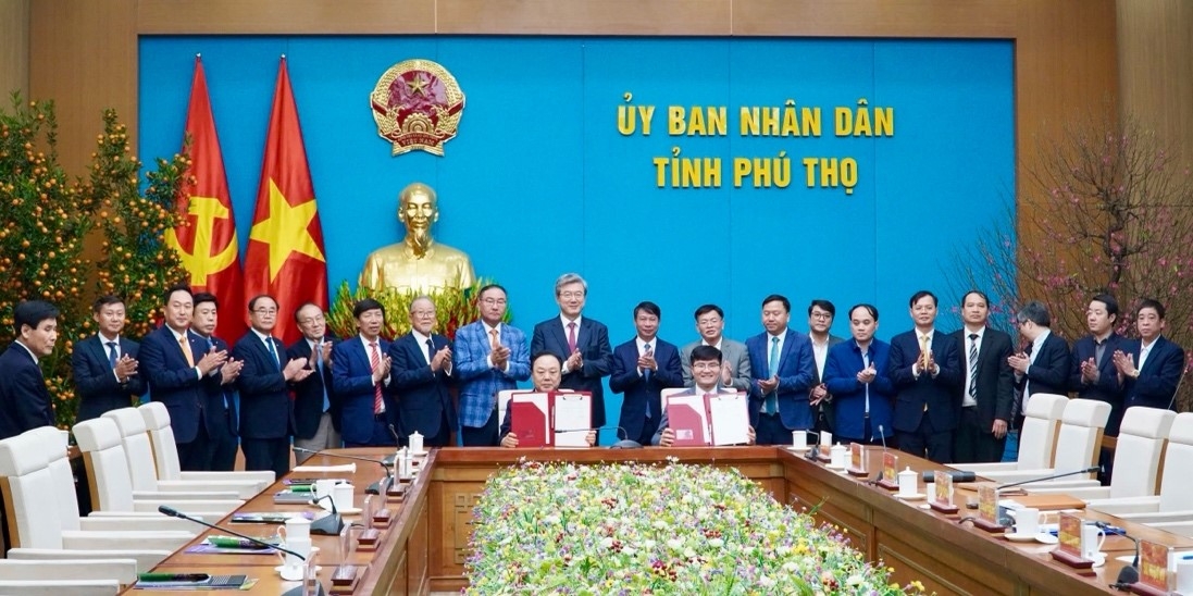 Doanh nghiệp tỉnh Gyeonggi - Hàn Quốc ký kết hợp tác với tỉnh Phú Thọ
