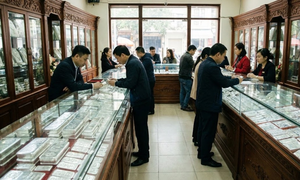 Giá bạc hôm nay 15-2-2026 - Ảnh minh họa