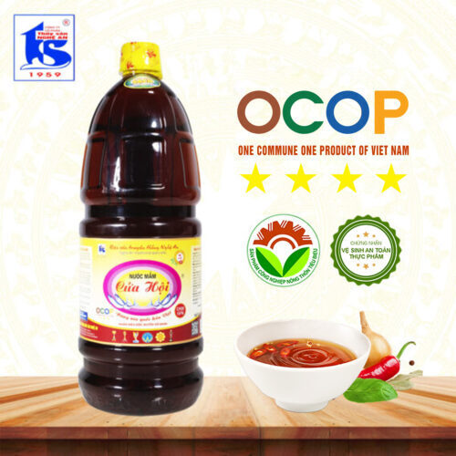 Nước mắm Cửa Hội được nâng hạng từ 3 sao lên 4 sao. Ảnh: Mai Liễu