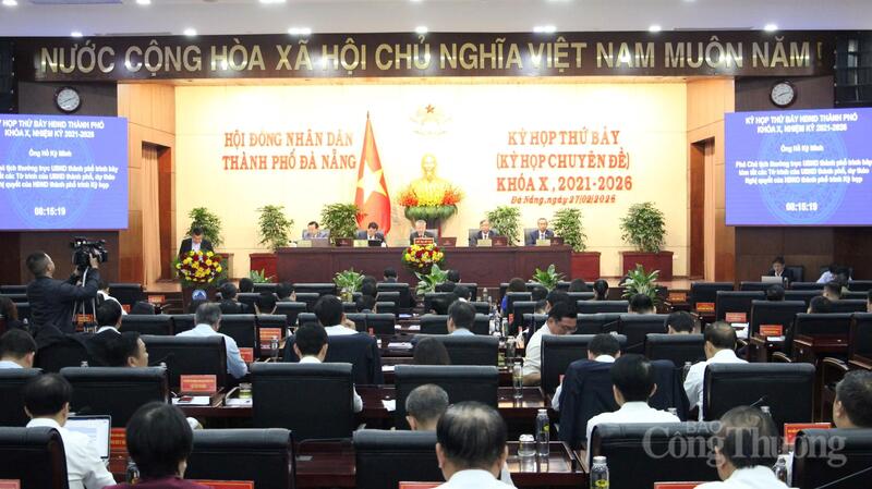 Kỳ họp thứ 7, HĐND TP. Đà Nẵng nhiệm kỳ 2021 - 2026 xem xét, thông qua nhiều nội dung thuộc thẩm quyền.