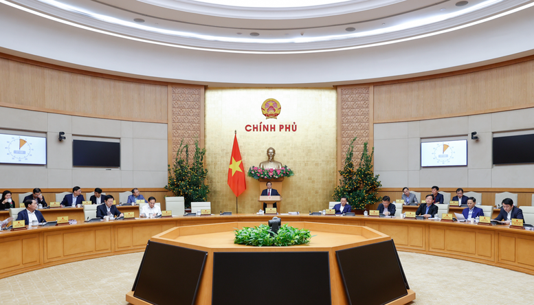 Chính phủ đã họp phiên chuyên đề xây dựng pháp luật tháng 2/2026 - Ảnh: VGP/ Nhật Bắc