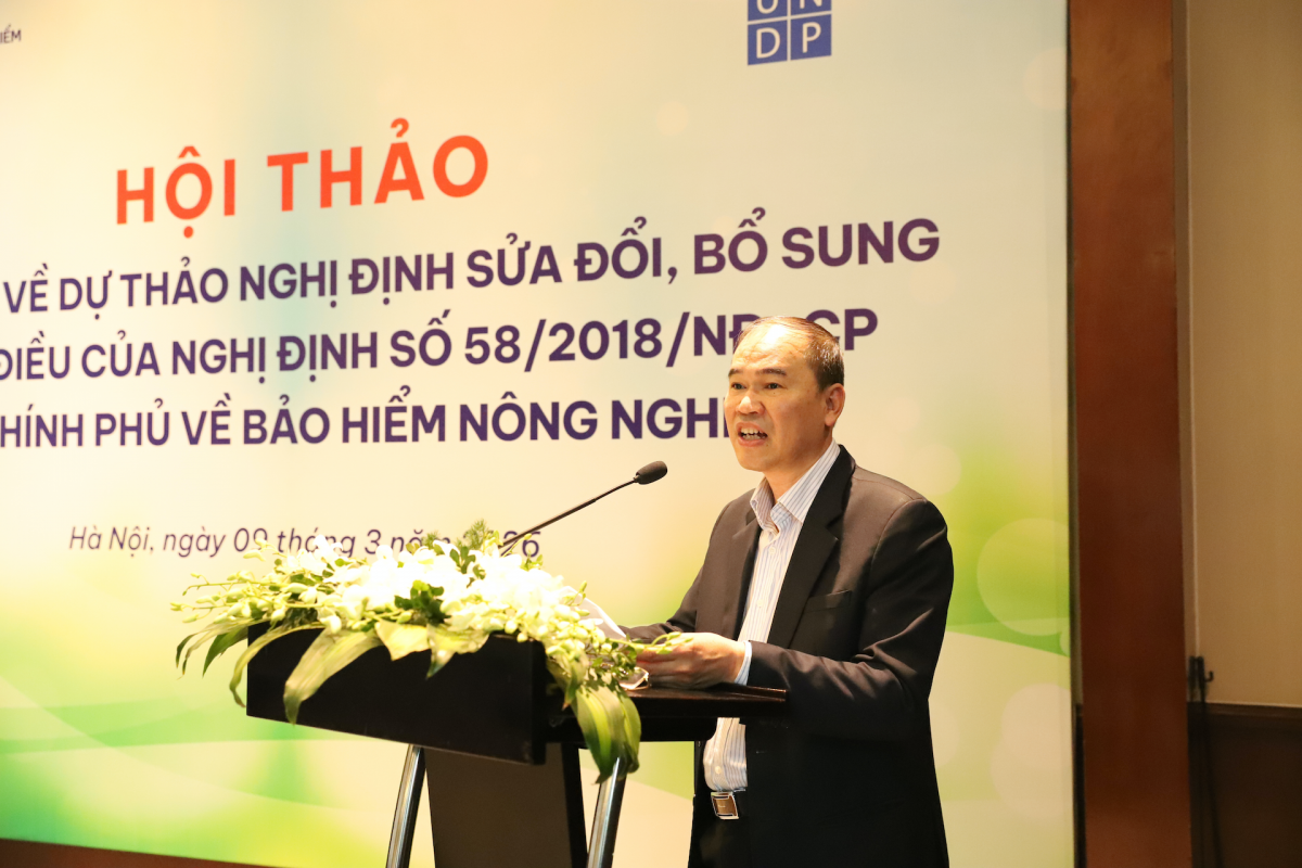 Hoàn thiện khung pháp lý bảo hiểm nông nghiệp để mở rộng độ bao phủ rủi ro Hoàn thiện khung pháp lý bảo hiểm nông nghiệp để mở rộng độ bao phủ rủi ro