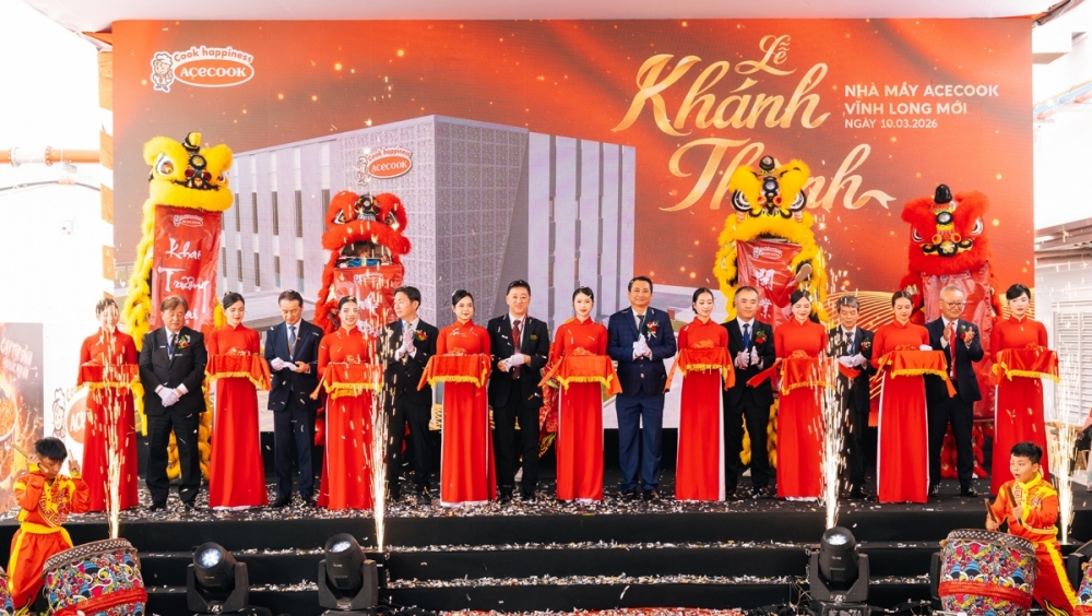 Khánh thành nhà máy Acecook Vĩnh Long với tổng vốn đầu tư hơn 200 triệu USD