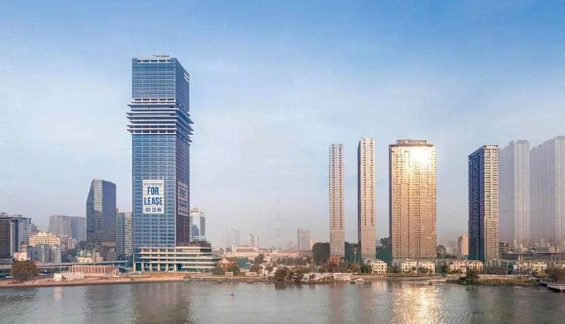 Tòa nhà Trung tâm Tài chính Quốc tế - IFC cao 55 tầng tại TP. Hồ Chí Minh.