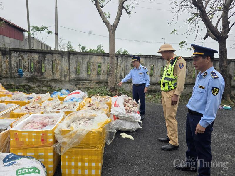 Tính từ đầu năm 2026 đến nay, lực lượng QLTT Hà Tĩnh phát hiện và xử lý 136 vụ vi phạm, với tổng số tiền 1.159.683.000 đồng. Ảnh: Trọng Tùng