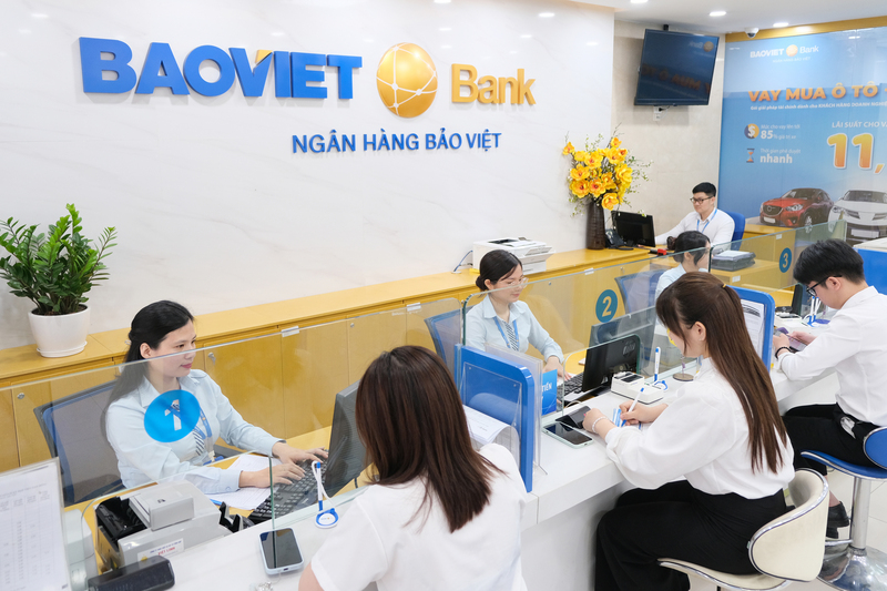Lợi nhuận trước thuế của BAOVIET Bank năm 2025 tăng 3,64% so với năm trước