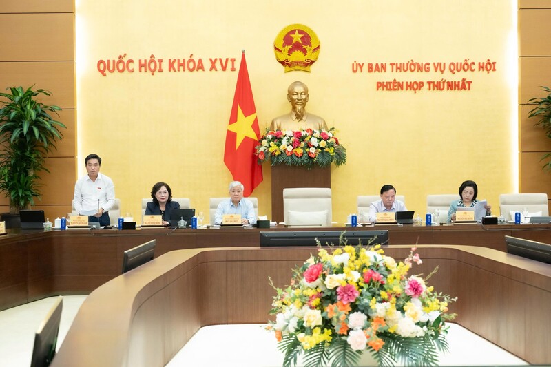 Phó Chủ tịch Quốc hội Nguyễn Doãn Anh điều hành phiên họp