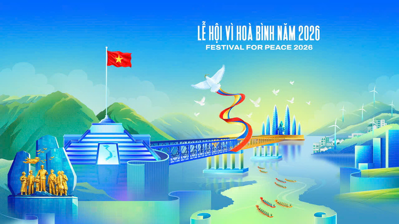 Bộ nhận diện Lễ hội vì hoà bình năm 2026