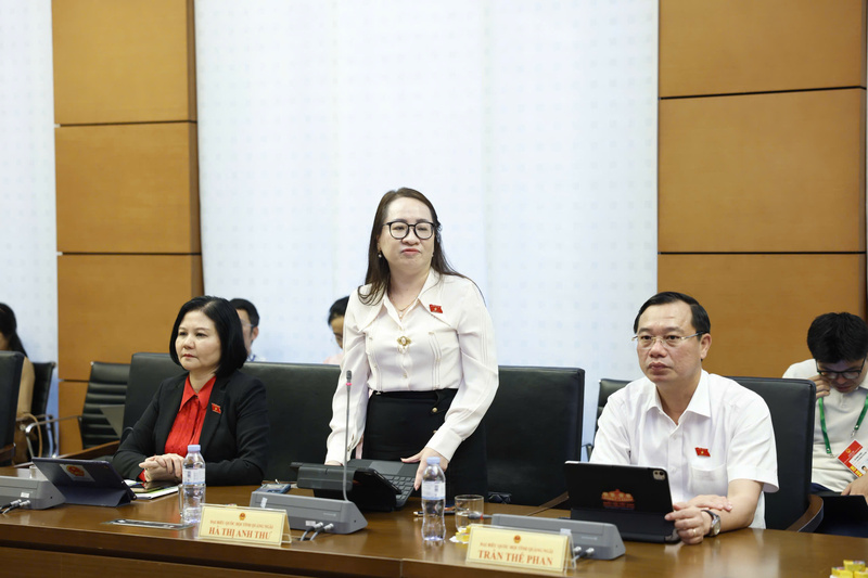 Đại biểu Hà Thị Anh Thư đề nghị điều chỉnh mức giảm trừ gia cảnh theo hướng gắn với biến động lạm phát, chỉ số giá tiêu dùng và chi phí sinh hoạt từng vùng miền.