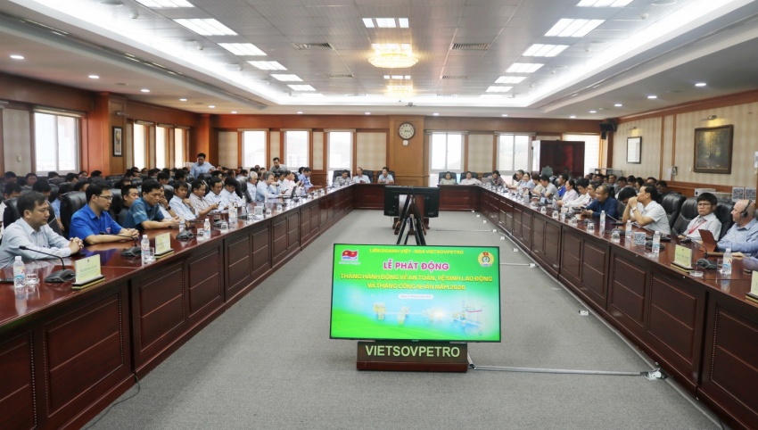 Vietsovpetro phát động Tháng hành động về ATVSLĐ và Tháng Công nhân năm 2026