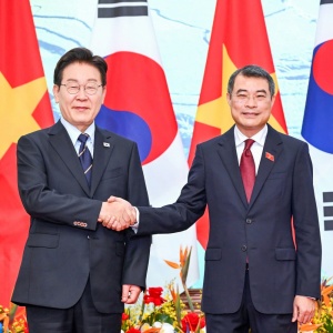 Thủ tướng Lê Minh Hưng hội kiến Tổng thống Hàn Quốc