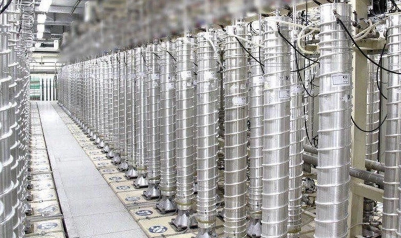 Máy ly tâm tại cơ sở hạt nhân Fordow của Iran. Ảnh: IRNA