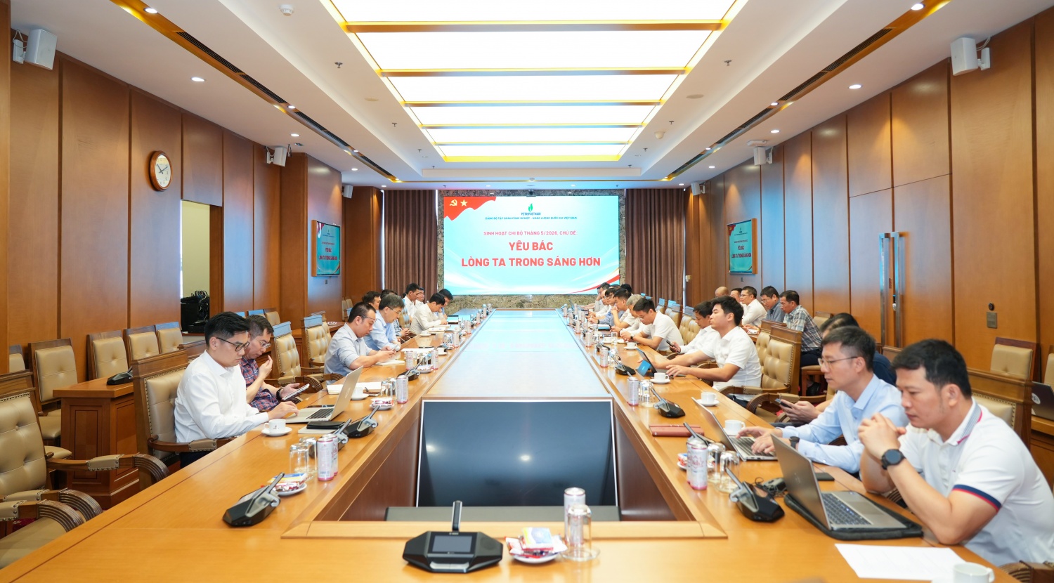 [Chùm ảnh] Đảng bộ Bộ máy QL&ĐH Petrovietnam sinh hoạt chi bộ với chủ đề