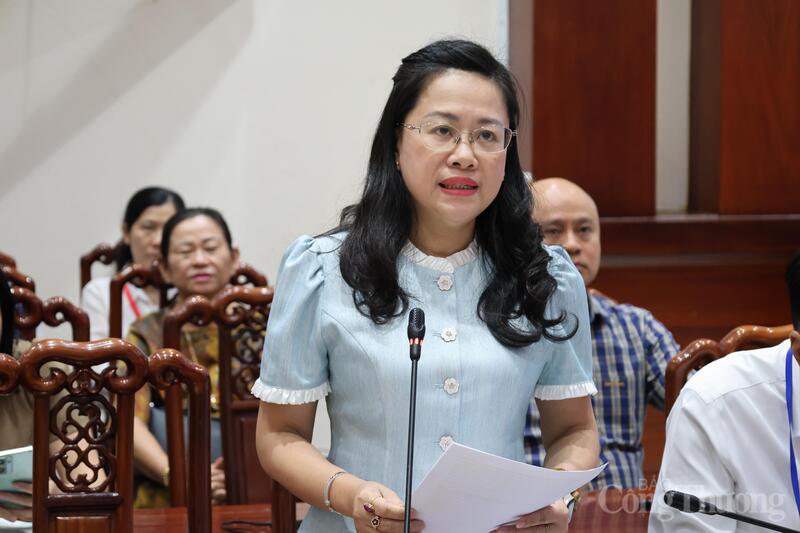 Bà Đỗ Thị Minh Trâm, Phó Cục trưởng Cục Đổi mới sáng tạo, Chuyển đổi xanh và Khuyến Công (Cục CĐK).