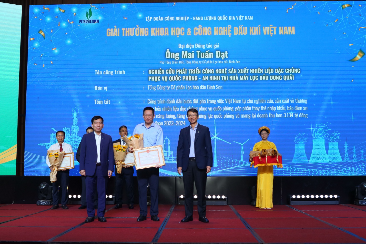 Petrovietnam trao Giải thưởng Khoa học và Công nghệ Dầu khí Việt Nam cho các công trình tiêu biểu