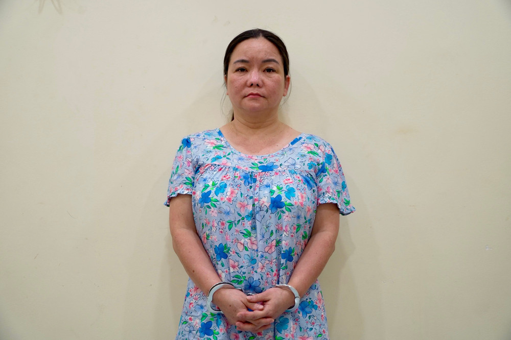 Đối tượng Lâm Bích Dung (SN 1977, ngụ phường Bình Thới) được xác định là người trực tiếp quản lý, điều hành hoạt động của Chành cua 46. (Ảnh: CACC) lam-bich-dung.jpg
