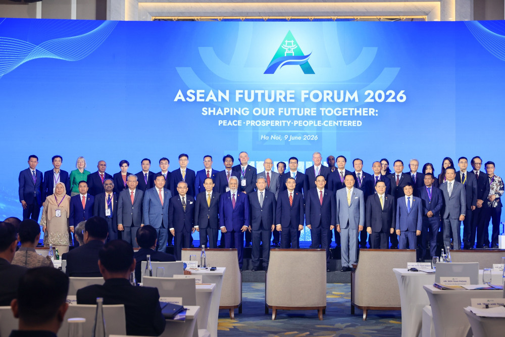 Các đại biểu dự Diễn đàn Tương lai ASEAN 2026 tại Hà Nội (Ảnh: VGP). 58.jpg