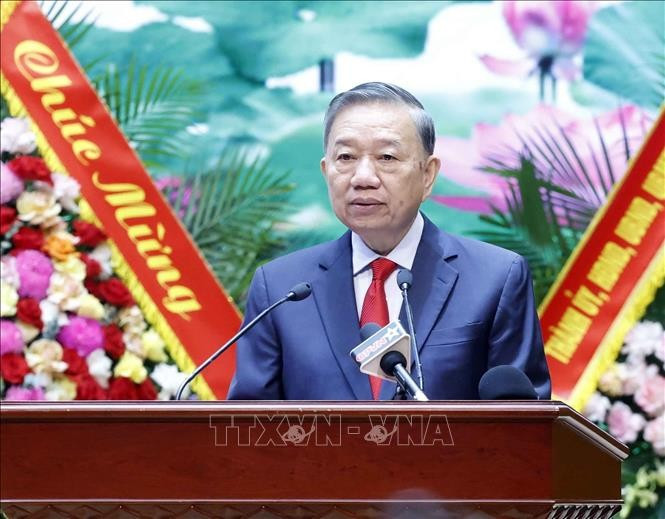 Tổng Bí thư, Chủ tịch nước Tô Lâm phát biểu chỉ đạo. Ảnh: Thống Nhất/TTXVN.