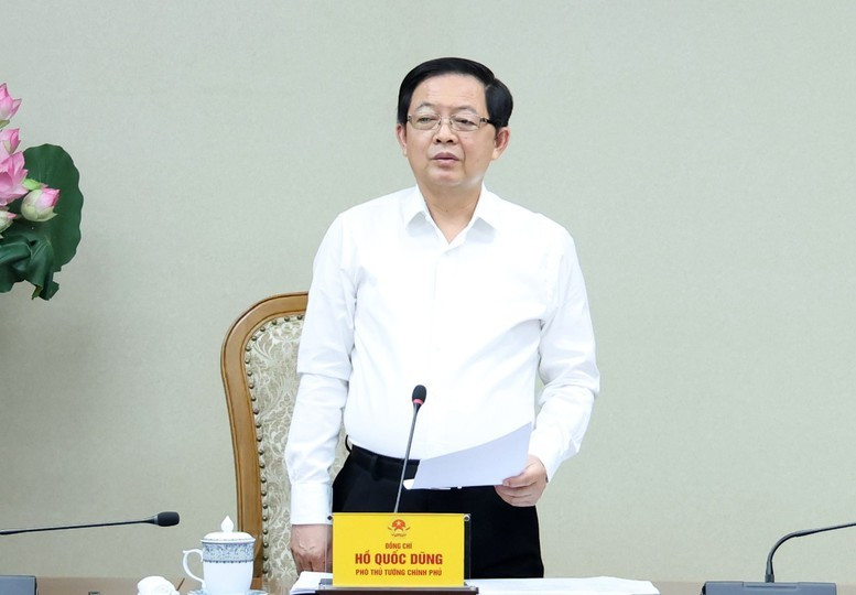 Phó Thủ tướng yêu cầu Bộ KH&CN làm rõ hơn các mục tiêu, kết quả đầu ra cụ thể, xác định lộ trình triển khai phù hợp theo từng giai đoạn - Ảnh: VGP
