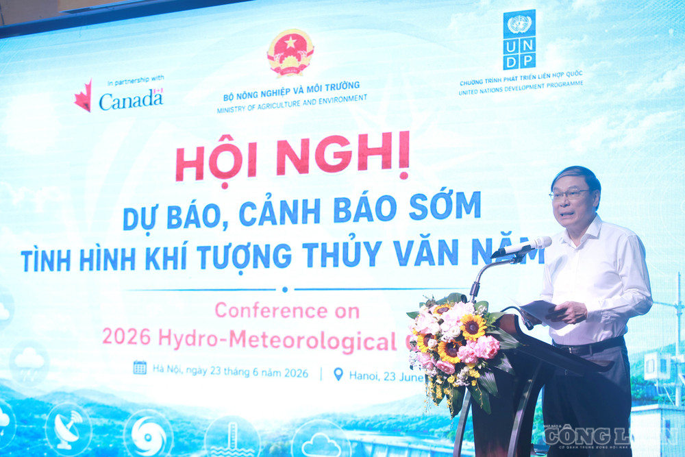 Thứ trưởng Bộ Nông nghiệp và Môi trường Lê Công Thành phát biểu tại hội nghị. clo_br_6r4a9996.jpg