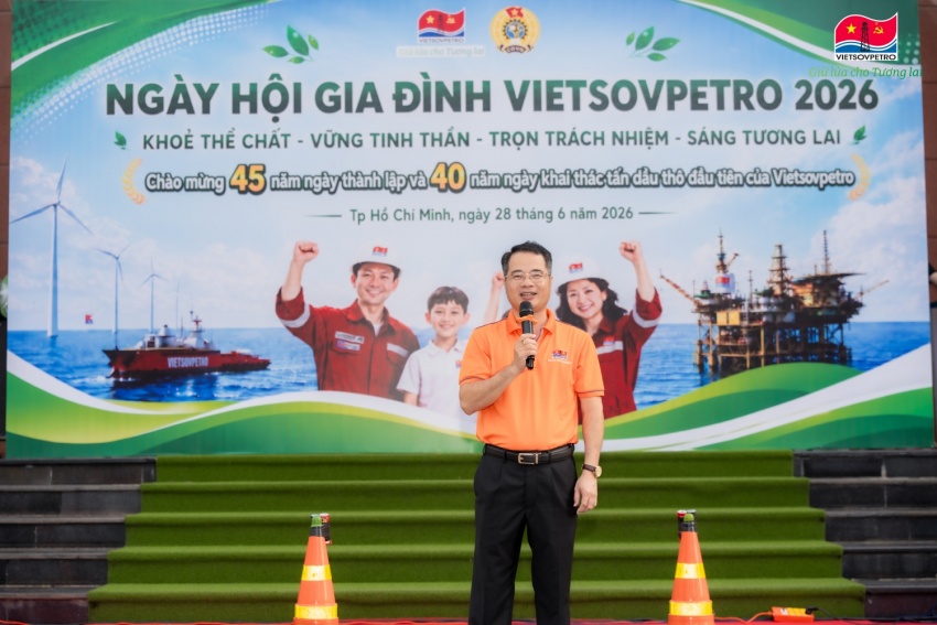 Ngày hội Gia đình Vietsovpetro 2026: Gắn kết yêu thương, lan tỏa văn hóa doanh nghiệp