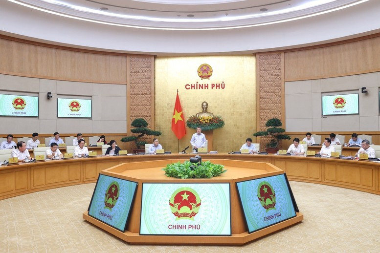 Thủ tướng Chính phủ Lê Minh Hưng chủ trì Phiên họp Chính phủ chuyên đề xây dựng pháp luật tháng 6/2026 - Ảnh: VGP