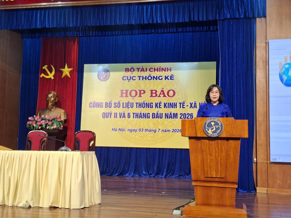Bà Nguyễn Thị Hương, Cục trưởng Cục Thống kê. Ảnh: Việt Vũ z8002154915916-1a016cfb33d3141caa842ed615b7e9a5.jpg