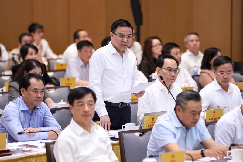 Bộ trưởng Bộ Công Thương Lê Mạnh Hùng: Tập trung bảo đảm an ninh năng lượng và thúc đẩy tăng trưởng - Ảnh: VGP/Nhật Bắc