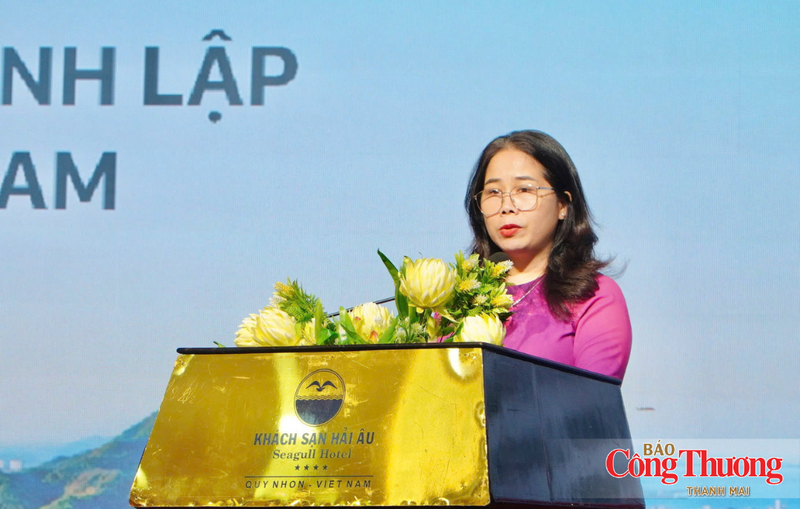 Bà Đỗ Thị Diệu Hạnh, Giám đốc Sở Văn hoá, Thể thao và Du lịch tỉnh Gia Lai phát biểu tại Lễ kỷ niệm 66 năm Ngày thành lập ngành Du lịch Việt Nam (9/7/1960 - 9/7/2026).