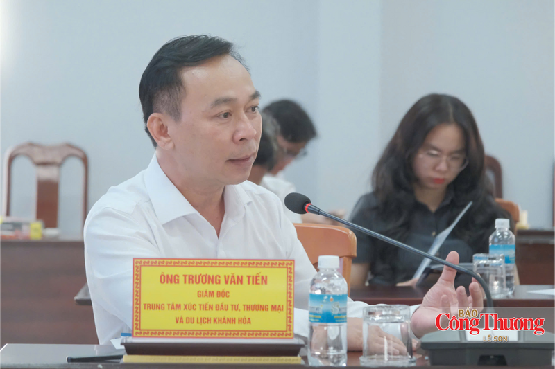 Ông Trương Văn Tiến, Giám đốc Trung tâm Xúc tiến Đầu tư, Thương mại và Du lịch tỉnh Khánh Hòa.