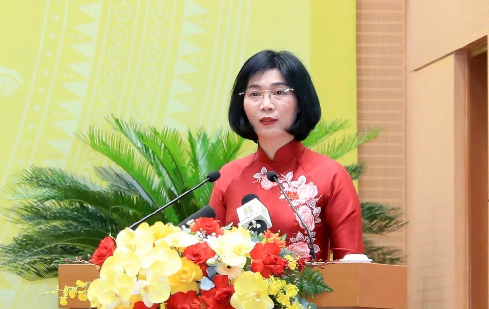 Chủ tịch HĐND TP Hà Nội Phùng Thị Hồng Hà. Ảnh: Thành Thái 092639phung-thi-hong-ha-chat-van-0925.jpg