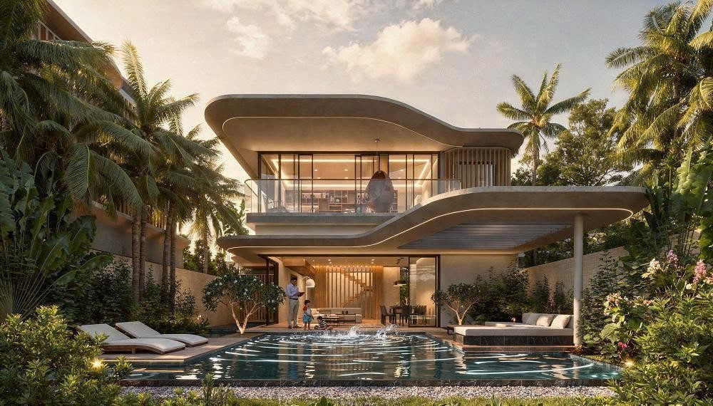 Dòng biệt thự Nghệ Sen tại Mey Retreat Bãi Lữ. (Ảnh: Meygroup) Dòng biệt thự Nghệ Sen tại Mey Retreat Bãi Lữ. (Ảnh: Meygroup)