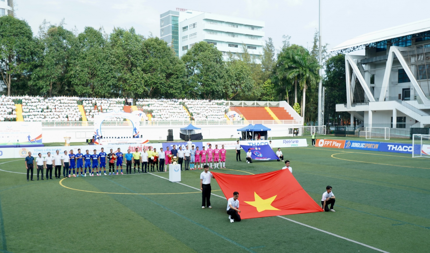 Đội bóng Công đoàn Petrovietnam đạt Huy chương Bạc tại Giải bóng đá công nhân, viên chức Việt Nam 2026