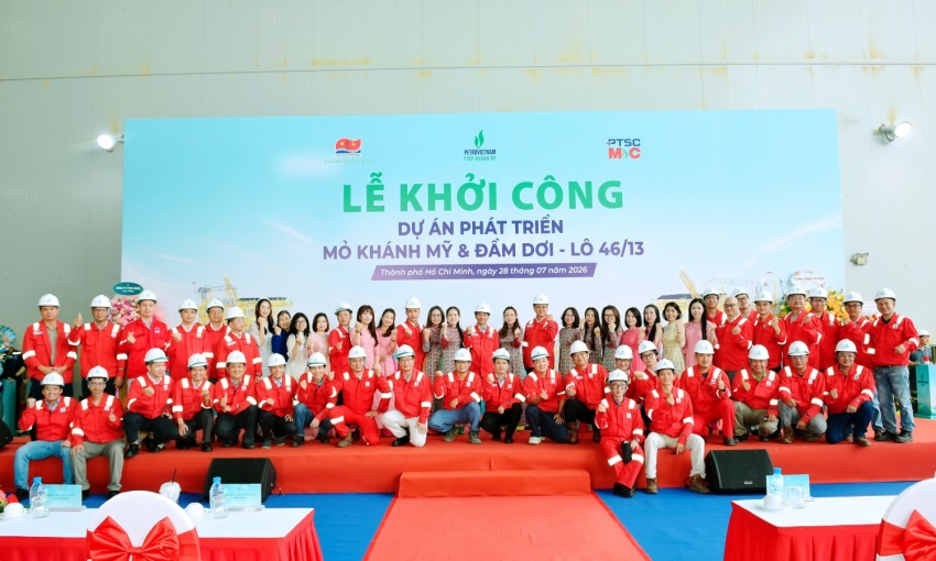 Khởi công Dự án Phát triển Mỏ Khánh Mỹ và Đầm Dơi, Lô 46/13: Hiện thực hóa khát vọng bảo đảm an ninh năng lượng quốc gia từ cực Nam Tổ quốc Khởi công dự án Phát triển Mỏ Khánh Mỹ và Đầm Dơi, Lô 46/13
