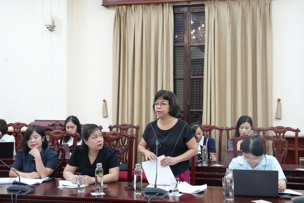 Các đại diện phát biểu tại Hội đồng thẩm định. Ảnh: Bùi Trang 2aoboqp7wuszvpqlz300jxqx1aitcsptsigphism.jpg