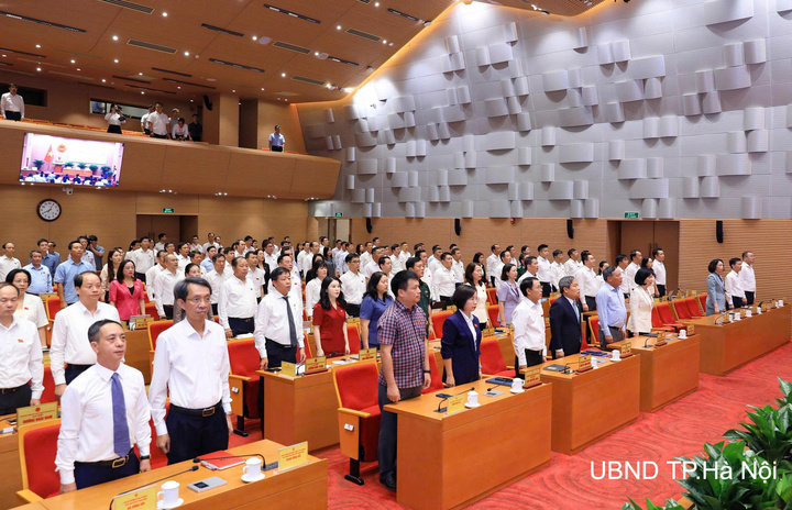 Các đại biểu dự kỳ họp. Ảnh: UBND TP. Hà Nội