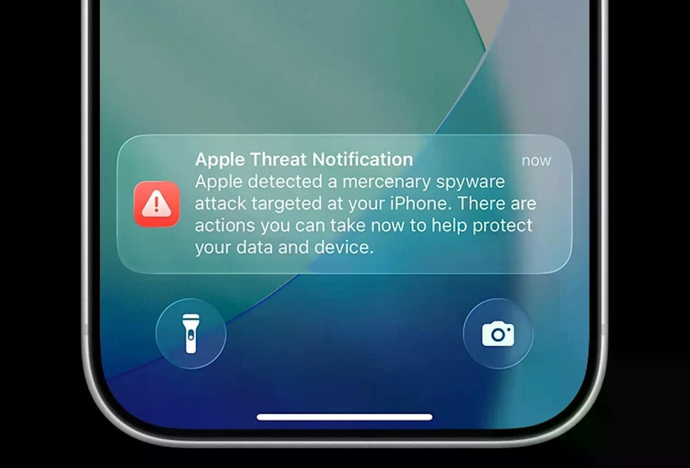 Cảnh báo Apple gửi tới người dùng. Ảnh: Apple ios-notification-threat-apple-herojpg.jpg