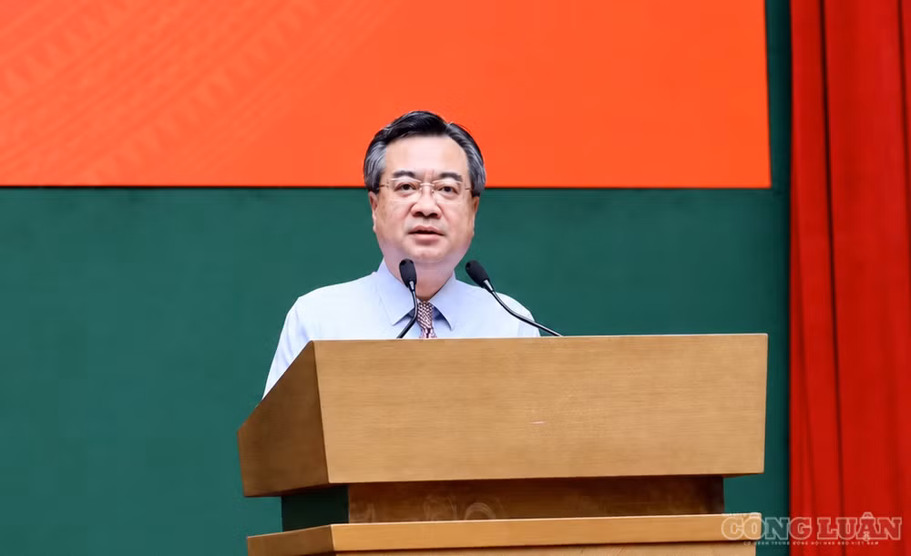 Ông Nguyễn Thanh Nghị, Trưởng Ban Chính sách, chiến lược Trung ương. Ảnh Diệu Linh clo_br_ae1f2c44-36a4-4a3a-b566-cc05e90d2cbc.png