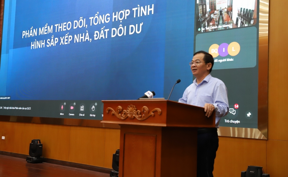 Bộ Tài chính triển khai Phần mềm theo dõi, xử lý nhà, đất dôi dư trên toàn quốc