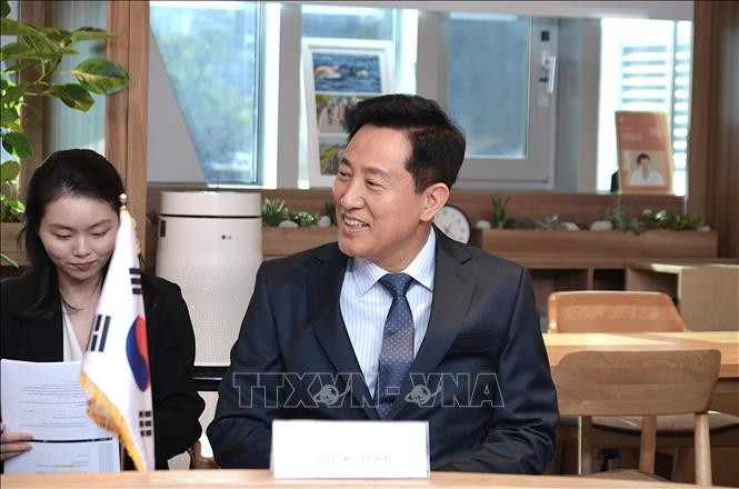 Thị trưởng Seoul Oh Se-hoon. Ảnh. TTXVN Thị trưởng Seoul Oh Se-hoon. Ảnh. TTXVN