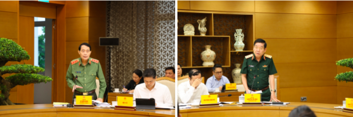 Các đại biểu nêu ý kiến trao đổi tại buổi làm việc - Ảnh: chinhphu.vn/Thu Giang