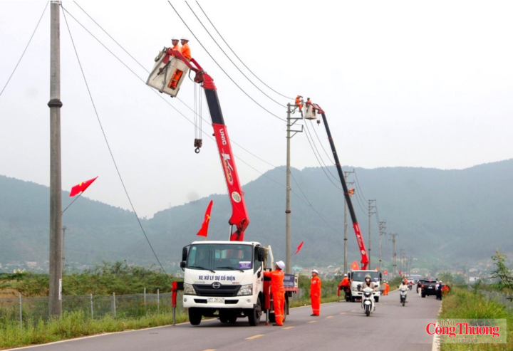 Công ty Điện lực Nghệ An tổ chức diễn tập phòng chống thiên tai