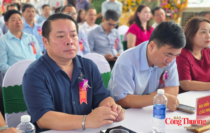 Ông Lê Hồng Hà, Chi cục trưởng Chi cục Quản lý thị trường Gia Lai tại buổi lễ.
