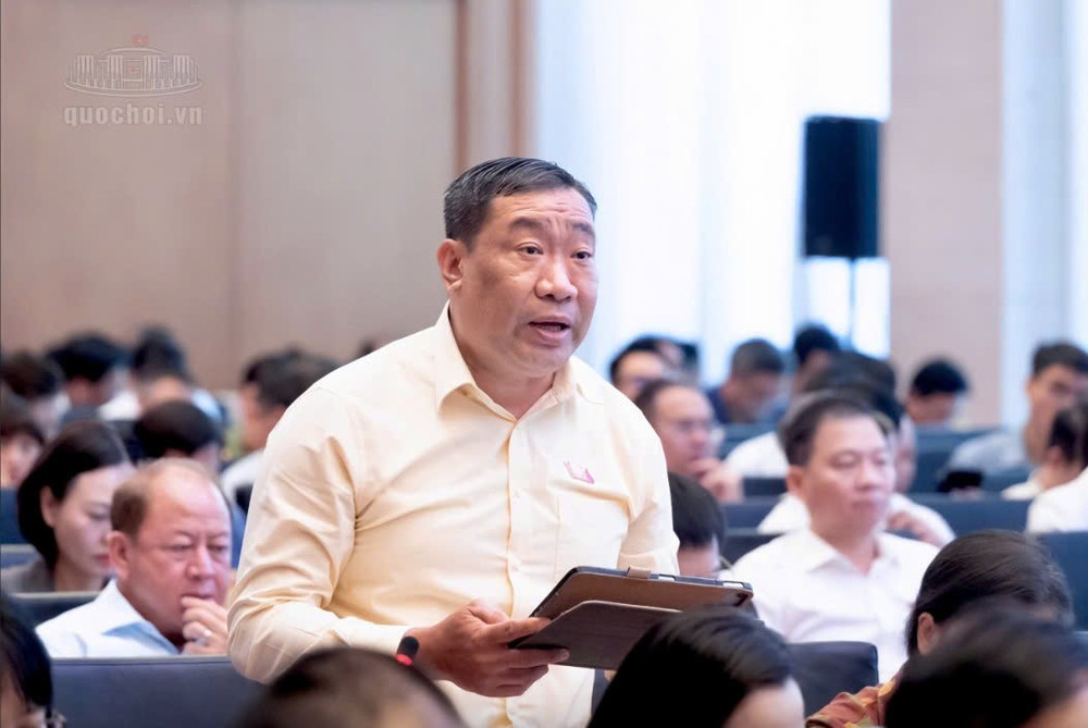Đại biểu Quốc hội Thạch Phước Bình (đoàn Vĩnh Long) phát biểu (ảnh QH). 96.jpg