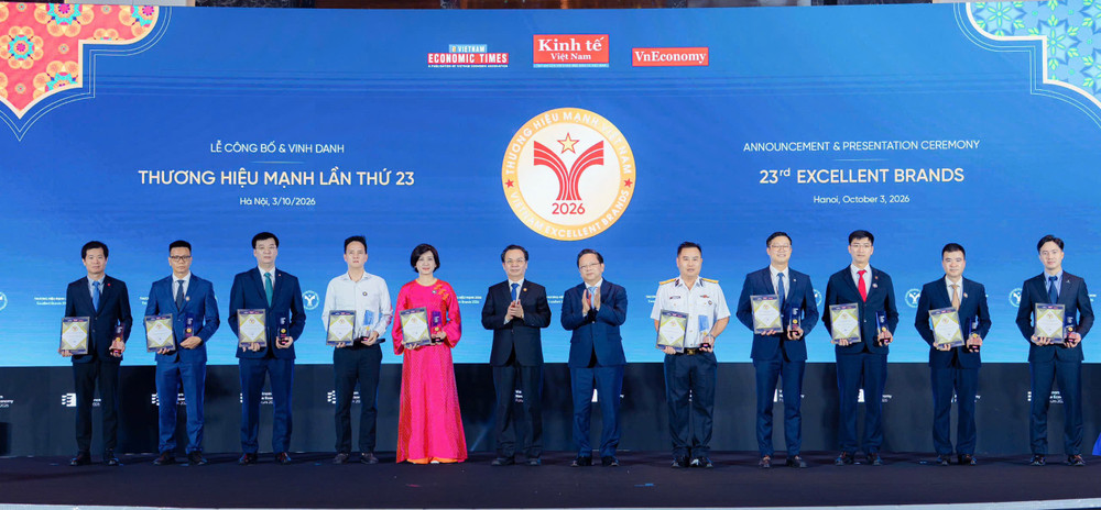10 thương hiệu doanh nghiệp dẫn đầu khu vực kinh tế nhà nước được vinh danh Thương hiệu Mạnh 2026