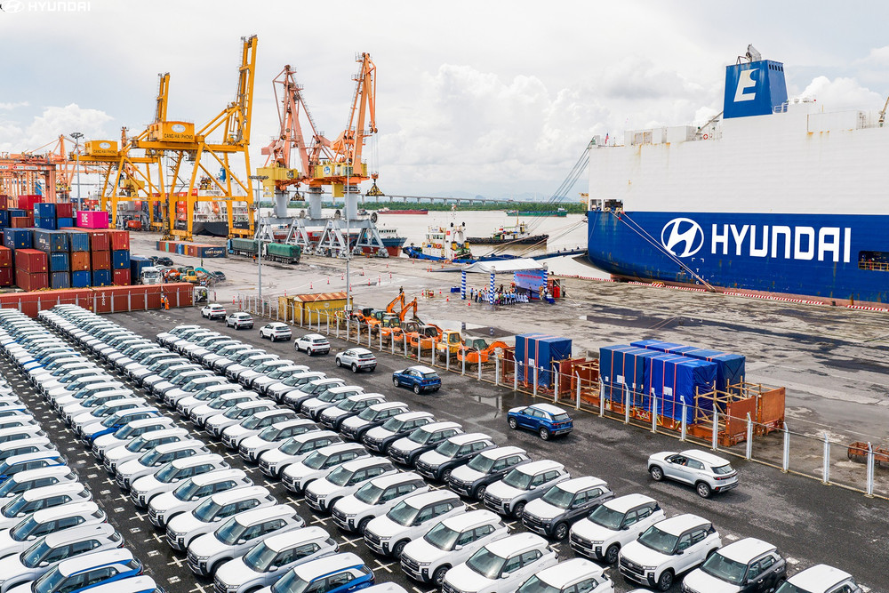 Đề xuất kéo dài thời gian ưu đãi thuế suất 0% đối với ô tô xuất khẩu. Ảnh: thovd hyundai-thanh-cong-xuat-khau-o-to-2.jpg
