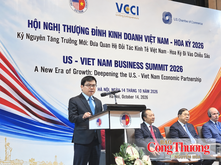 Thứ trưởng Bộ Công Thương Trương Thanh Hoài phát biểu tại hội nghị.