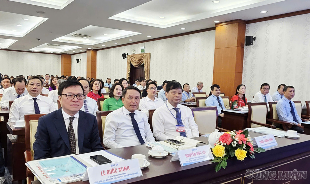 Đại hội có sự tham dự của lãnh đạo Hội Nhà báo Việt Nam. Ảnh: Chính Kỳ. clo_br_15.jpg