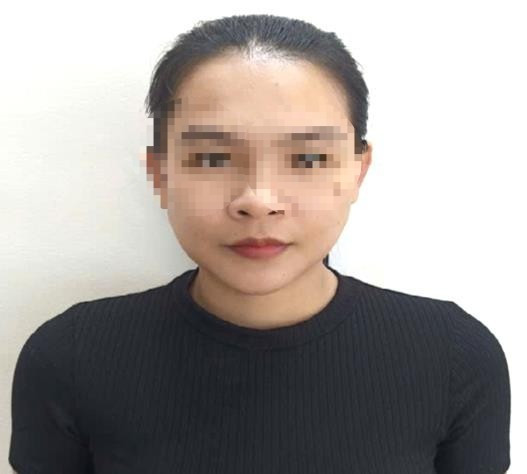 Đối tượng Nguyễn Thị Thùy Linh. Ảnh: CACC 2026-10-2008.jpg